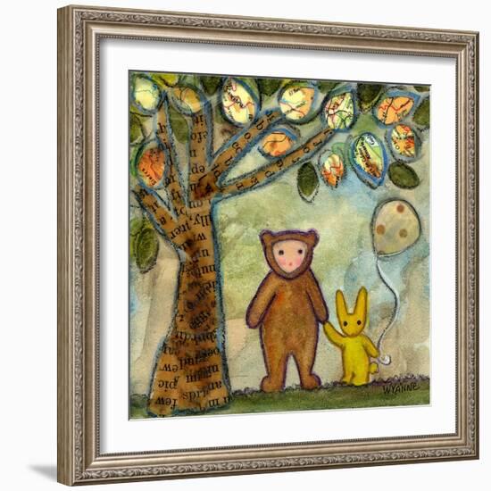 Friends Help Friends-Wyanne-Framed Giclee Print