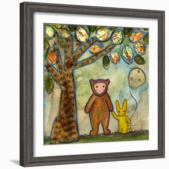 Friends Help Friends-Wyanne-Framed Giclee Print