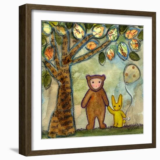 Friends Help Friends-Wyanne-Framed Giclee Print