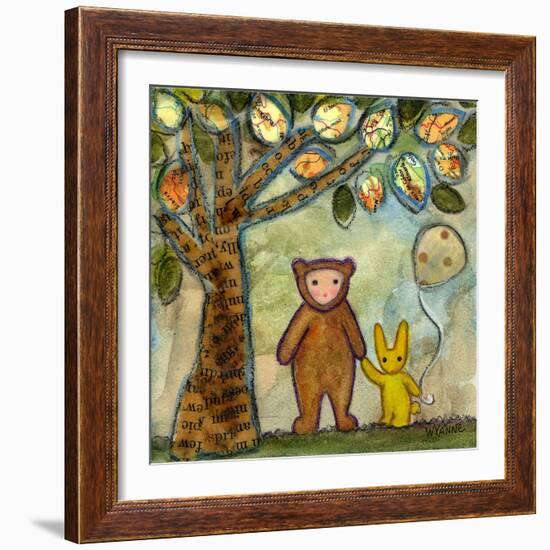 Friends Help Friends-Wyanne-Framed Giclee Print