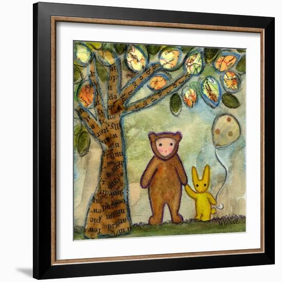 Friends Help Friends-Wyanne-Framed Giclee Print