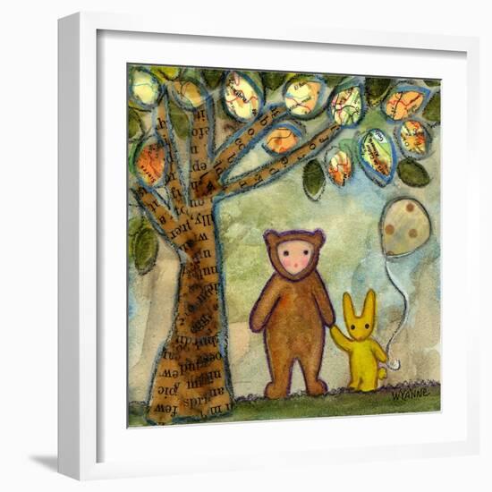 Friends Help Friends-Wyanne-Framed Giclee Print