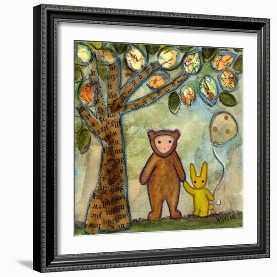 Friends Help Friends-Wyanne-Framed Giclee Print