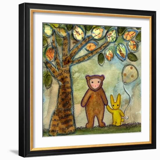 Friends Help Friends-Wyanne-Framed Giclee Print