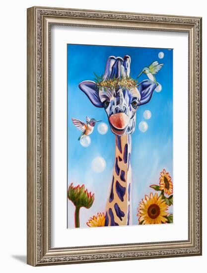 Friends In High Places-Kathryn Wronski-Framed Art Print