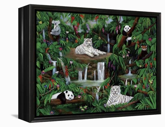 Friends in the Rainforest-Betty Lou-Framed Premier Image Canvas