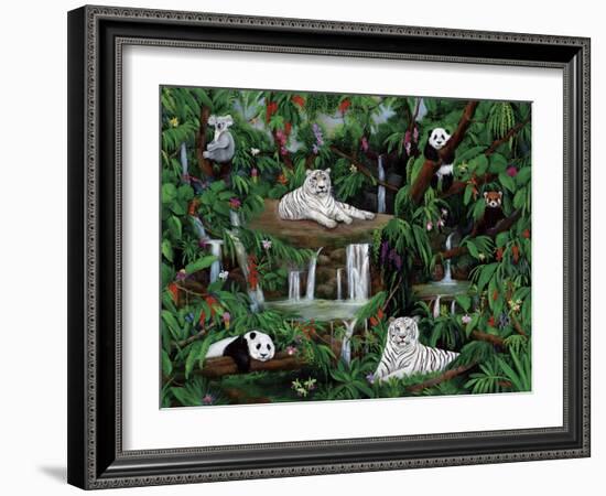 Friends in the Rainforest-Betty Lou-Framed Giclee Print