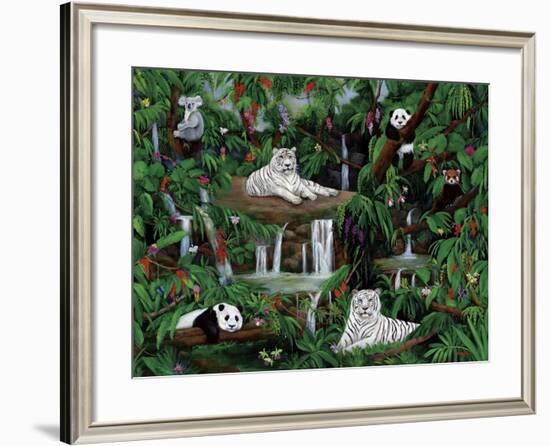 Friends in the Rainforest-Betty Lou-Framed Giclee Print