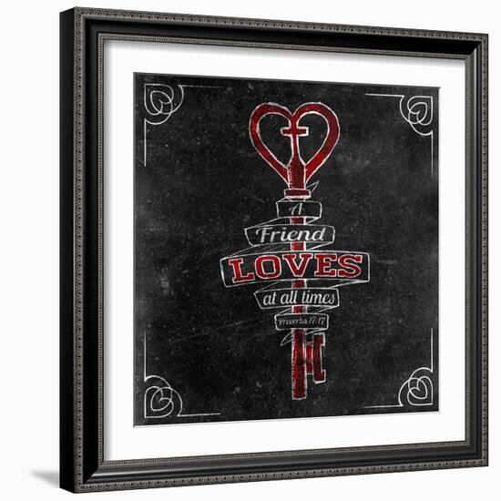 Friends Love I-SD Graphics Studio-Framed Premium Giclee Print