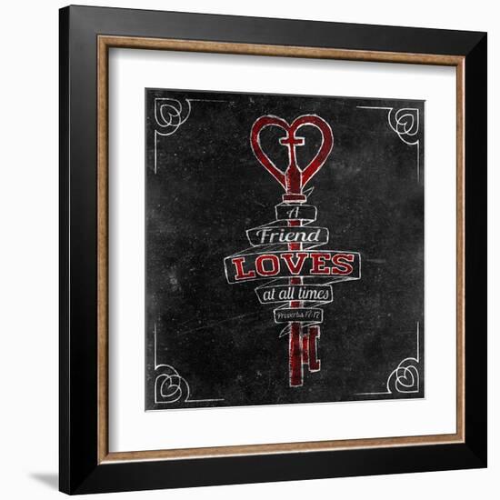 Friends Love I-SD Graphics Studio-Framed Art Print