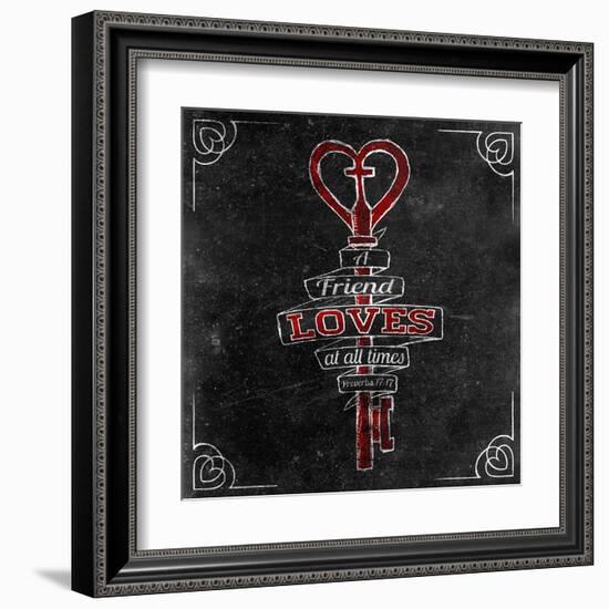 Friends Love I-SD Graphics Studio-Framed Art Print