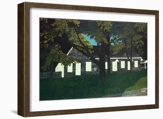 Friends Meeting House by Horace Pippin-Horace Pippin-Framed Giclee Print