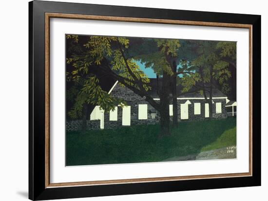 Friends Meeting House by Horace Pippin-Horace Pippin-Framed Giclee Print