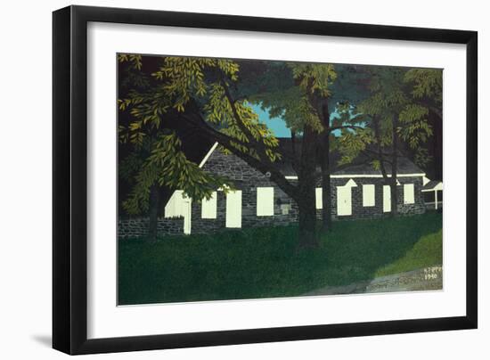 Friends Meeting House by Horace Pippin-Horace Pippin-Framed Giclee Print