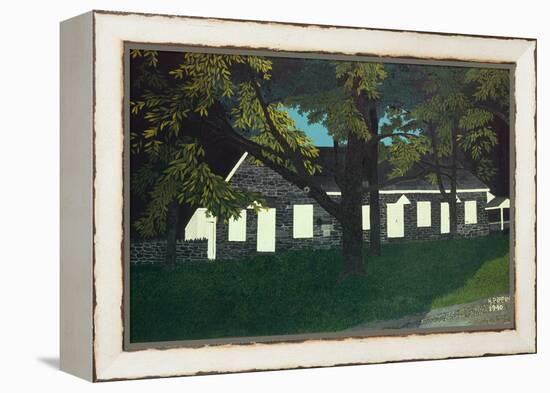 Friends Meeting House by Horace Pippin-Horace Pippin-Framed Premier Image Canvas