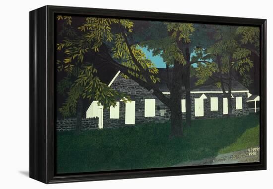 Friends Meeting House by Horace Pippin-Horace Pippin-Framed Premier Image Canvas