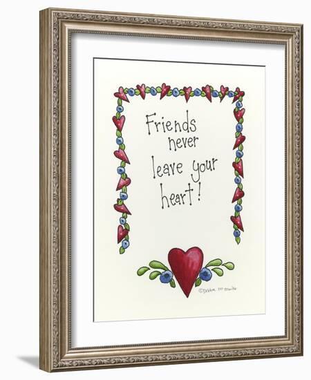 Friends Never Leave Your Heart-Debbie McMaster-Framed Giclee Print