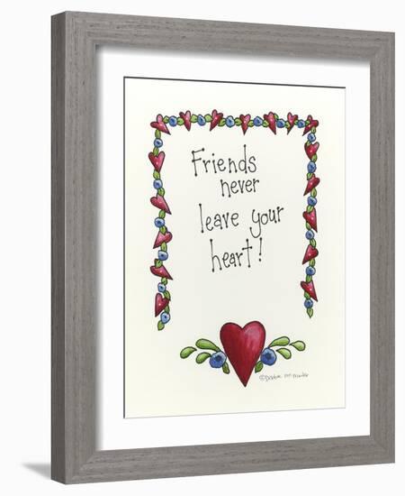 Friends Never Leave Your Heart-Debbie McMaster-Framed Giclee Print