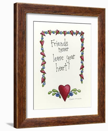 Friends Never Leave Your Heart-Debbie McMaster-Framed Giclee Print