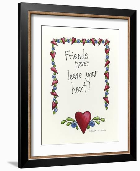 Friends Never Leave Your Heart-Debbie McMaster-Framed Giclee Print