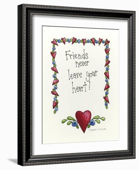 Friends Never Leave Your Heart-Debbie McMaster-Framed Giclee Print