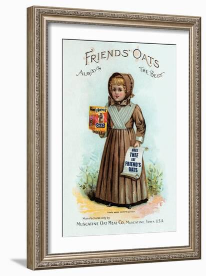 Friends' Oats-null-Framed Art Print