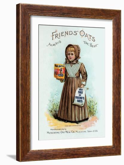 Friends' Oats-null-Framed Art Print