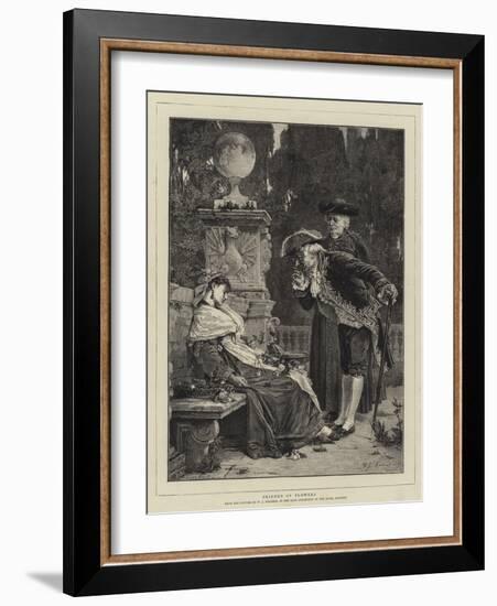 Friends of Flowers-Willem Johannes Martens-Framed Giclee Print