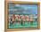 Friends On The Jetty-Ronald West-Framed Stretched Canvas