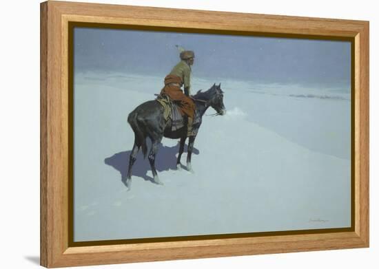 Friends or Foes? (The Scout), 1902-05 (Oil on Canvas)-Frederic Remington-Framed Premier Image Canvas