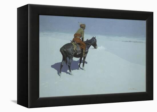 Friends or Foes? (The Scout), 1902-05 (Oil on Canvas)-Frederic Remington-Framed Premier Image Canvas