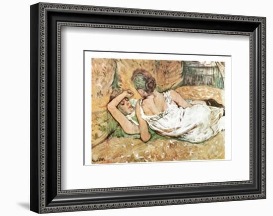Friends-Henri de Toulouse-Lautrec-Framed Art Print