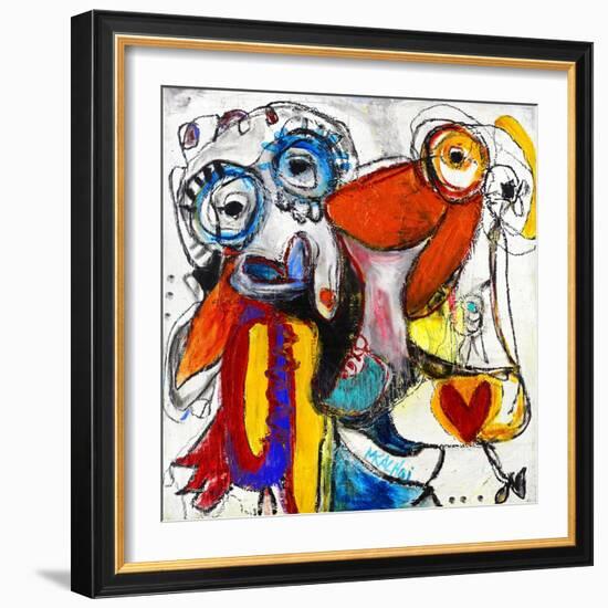 Friends-Martin Kalhoej-Framed Art Print