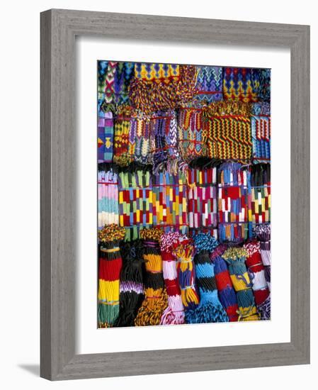 Friendship Bracelets, Panajachel, Lake Atitlan, Guatemala, Central America-Upperhall-Framed Photographic Print