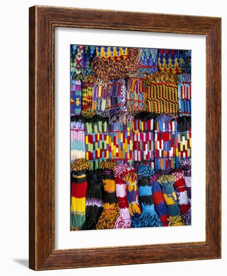 Friendship Bracelets, Panajachel, Lake Atitlan, Guatemala, Central America-Upperhall-Framed Photographic Print