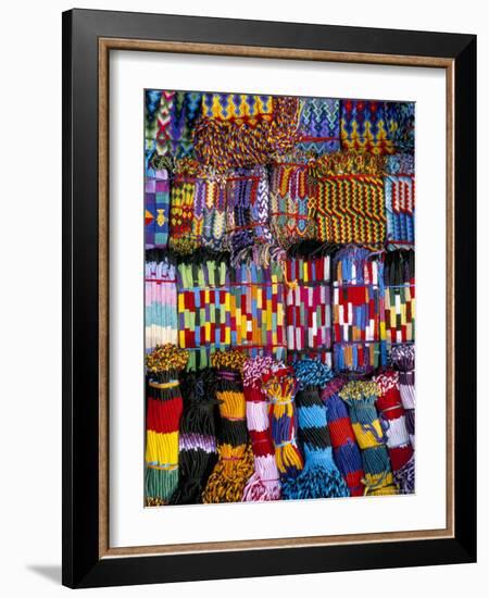 Friendship Bracelets, Panajachel, Lake Atitlan, Guatemala, Central America-Upperhall-Framed Photographic Print