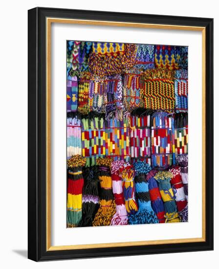 Friendship Bracelets, Panajachel, Lake Atitlan, Guatemala, Central America-Upperhall-Framed Photographic Print