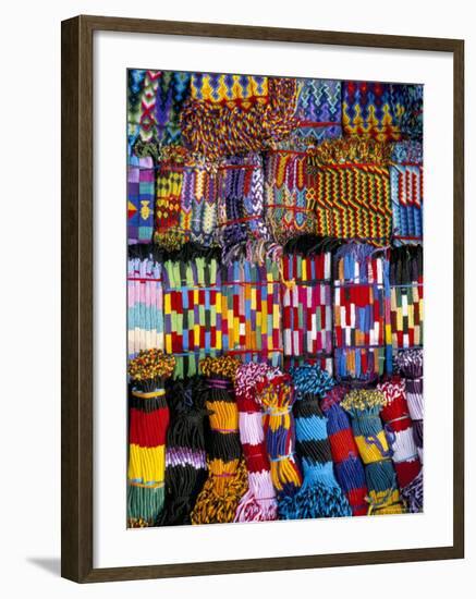 Friendship Bracelets, Panajachel, Lake Atitlan, Guatemala, Central America-Upperhall-Framed Photographic Print