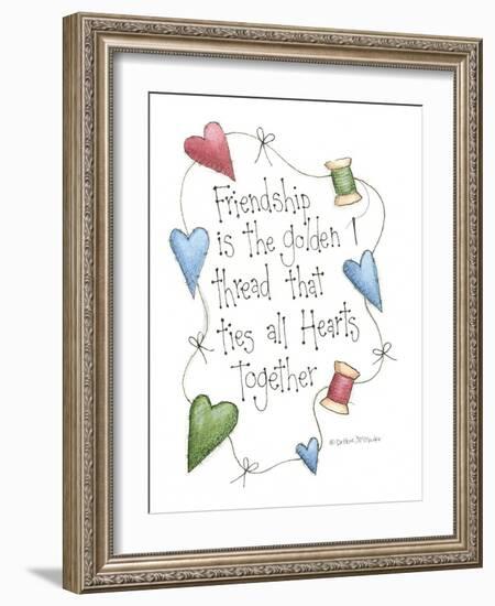 Friendship Is the Golden Thread-Debbie McMaster-Framed Giclee Print