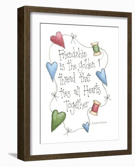 Friendship Is the Golden Thread-Debbie McMaster-Framed Giclee Print