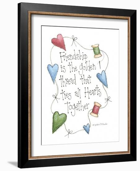 Friendship Is the Golden Thread-Debbie McMaster-Framed Giclee Print