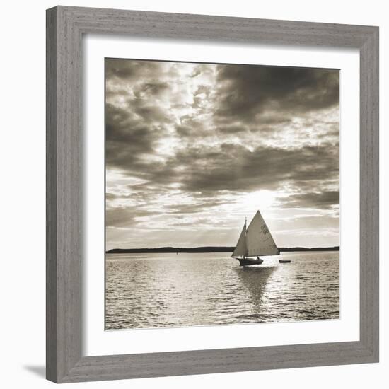 Friendship Sloop-Michael Kahn-Framed Giclee Print