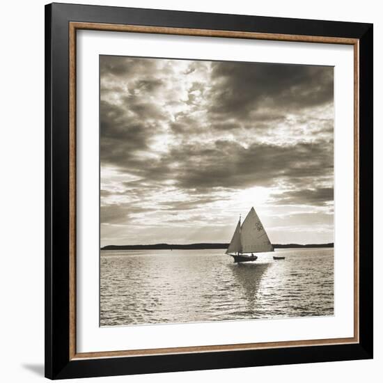 Friendship Sloop-Michael Kahn-Framed Giclee Print