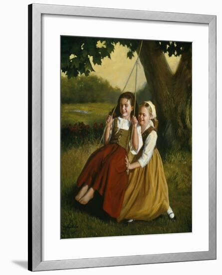 Friendship-David Lindsley-Framed Giclee Print