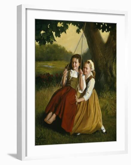 Friendship-David Lindsley-Framed Giclee Print