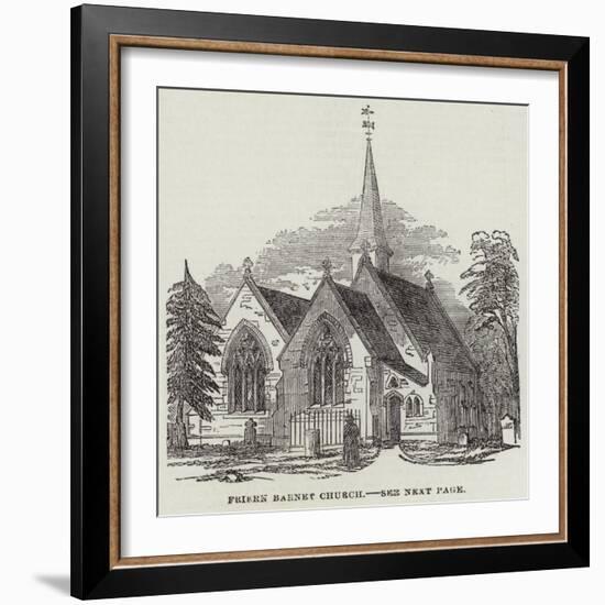 Friern Barnet Church-null-Framed Giclee Print