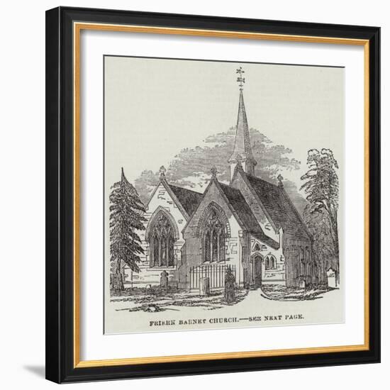 Friern Barnet Church-null-Framed Giclee Print