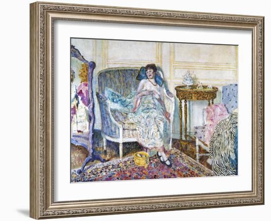 Frieseke: In The Boudoir-Frederick Carl Frieseke-Framed Giclee Print