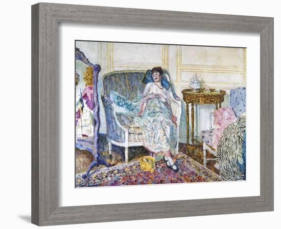 Frieseke: In The Boudoir-Frederick Carl Frieseke-Framed Giclee Print