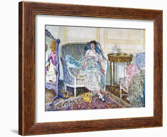 Frieseke: In The Boudoir-Frederick Carl Frieseke-Framed Giclee Print